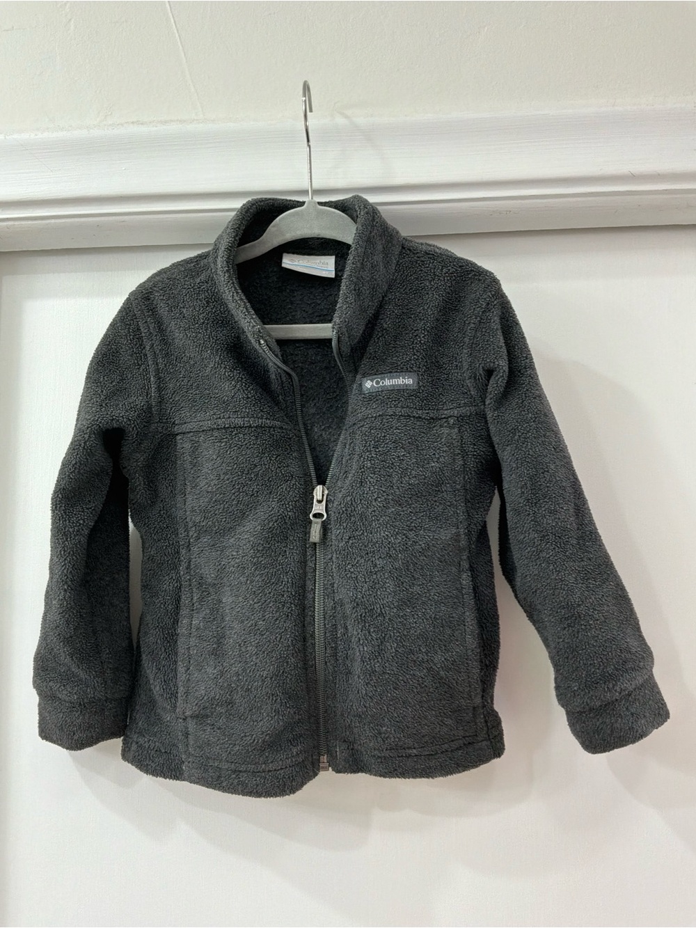Columbia Kids Gray Full-Zip Fleece Jacket